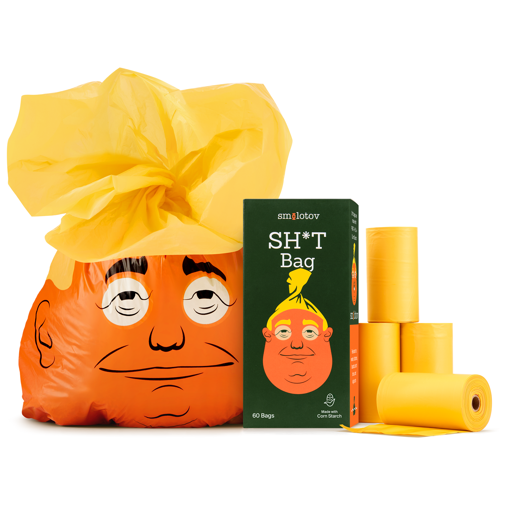 Smolotov Unscented Leakproof Dog Waste Bags