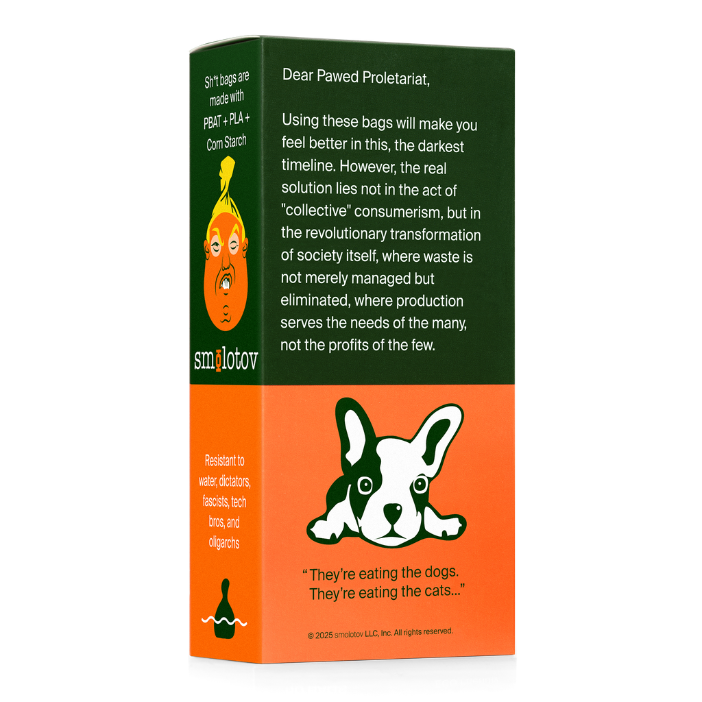 Smolotov Unscented Leakproof Dog Waste Bags